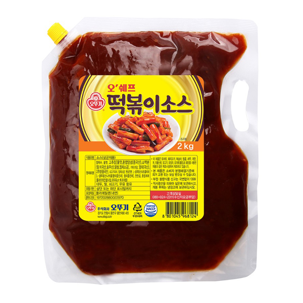 (오뚜기)오쉐프_떡볶이소스_2kg