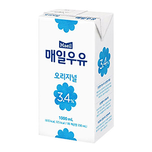 (매일)시유TP자동포장 멸균우유 1L