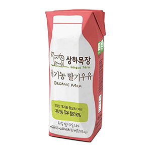 (매일)상하목장 유기농 딸기우유 125ml*24ea/Box